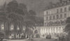 PARIS. Café Turc 1831 old antique vintage print picture