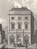 PARIS. Fontaine Gaillon 1831 old antique vintage print picture