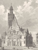 LOIRE. Eglise de Saint- Etienne- du- Mont 1831 old antique print picture