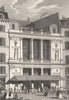 PARIS. Théatre des Nouveautés 1831 old antique vintage print picture