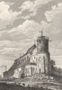 PARIS. Église de Mont Martre 1831 old antique vintage print picture