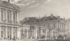PARIS. Palais Royal, street front 1831 old antique vintage print picture