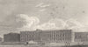 YVELINES. Palais de Versailles, Façade du Jardin 1831 old antique print