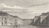 YVELINES. Palais de Versailles, Cour Royale 1831 old antique print picture