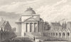 PARIS. Chapelle Expiatoire de Louis XVI (1)  1831 old antique print picture