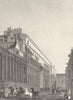 PARIS. Ecuries du Roi, Rue St. Thomas du Louvre 1831 old antique print picture