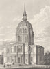 PARIS. Chapelle des Invalides 1831 old antique vintage print picture