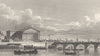 PARIS. Chambre des deputes et Pont Louis XVI 1831 old antique print picture