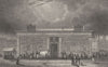 PARIS. La Morgue, Quai Notre Dame 1831 old antique vintage print picture