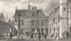 PARIS. Hotel de Cluni 1831 old antique vintage print picture