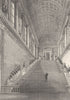PARIS. L'Escalier de la Chambre des Pairs 1831 old antique print picture
