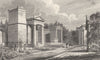 PARIS. Pere La Chaise 1831 old antique vintage print picture