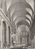 PARIS. L'Eglise de St. Roche 1831 old antique vintage print picture