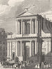 PARIS. L'Eglise de L'Oratoire 1831 old antique vintage print picture