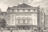 PARIS. Theatre de la Porte St. Martin 1831 old antique vintage print picture