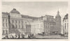 PARIS. Palais de Justice, Vers la Rue de la Barillerie 1831 old antique print