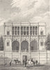PARIS. Maison de François I, Champs Elysées 1831 old antique print picture