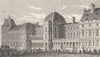 PARIS. Palais des Tuileries, du Côté du Jardin 1831 old antique print picture