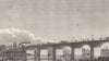 PARIS. Pont D' Slavkov u Brna (Austerlitz)  1831 old antique print picture