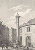 PARIS. Halle au Blè 1831 old antique vintage print picture