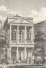 PARIS. Thèâtre des Varietès 1831 old antique vintage print picture