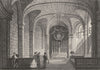 PARIS. Chapelle de la Prison de La Conciergerie 1831 old antique print picture