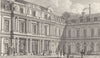 PARIS. Palais du duc D'Orleans (Prise de La Cour)  1831 old antique print