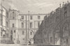 PARIS. Hotel du Preux (Rue des Bourdonnais)  1831 old antique print picture