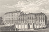 PARIS. Palais de St. Cloud, Vue du Midi 1831 old antique vintage print picture