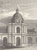 PARIS. Entŕee du Palais du Luxembourg 1831 old antique vintage print picture