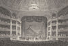 PARIS. Academie Royale de Musique 1831 old antique vintage print picture
