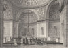 PARIS. Chapelle Expiatoire de Louis XVI (1)  1831 old antique print picture