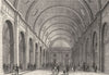 PARIS. Salle des Pas Perdus 1831 old antique vintage print picture