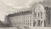 PARIS. Hotel des Invalides, Facade Principale 1831 old antique print picture