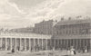 PARIS. Cour du Palais Royal 1831 old antique vintage print picture