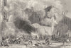 PARIS. Caserne Suisse, Rue de Babylone, 29 Juillet, 1830 1831 old print