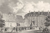 PARIS. Ecole Polytechnique 1831 old antique vintage print picture