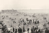 CHESHIRE. New Brighton Beach and Battery 1900 old antique print picture