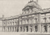 PARIS. Louvre. Pavillon Sully 1895 old antique vintage print picture