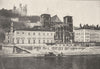 RHÔNE. Lyon. Archevêché, St- Jean Fourvières 1895 old antique print picture
