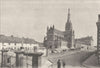 MORBIHAN. Ste- anne- D'Auray. Basilique 1895 old antique vintage print picture