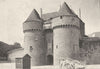 LOIRE- ATLANTIQUE. Guérande. Porte St- Michel 1895 old print picture