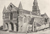 VIENNE. Poitiers. Notre- Dame- la- Grande 1895 old antique print picture