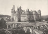 OISE. Pierrefonds. Prise de Route Villers- Cotterets 1895 old antique print