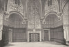 OISE. Pierrefonds. Salle des Chevaliers de Table Ronde 1895 old antique print