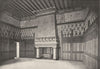 OISE. Pierrefonds. Chambre a Coucher du Seigneur 1895 old antique print