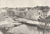 MORBIHAN. Belle- Ile. Palais. port 1895 old antique vintage print picture