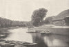 MORBIHAN. Belle- Ile. Palais. Saline 1895 old antique vintage print picture