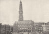 PAS- DE- CALAIS. Arras. Hotel de Ville 1895 old antique vintage print picture