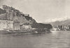 ISÈRE. Grenoble. Fort Rabot 1895 old antique vintage print picture